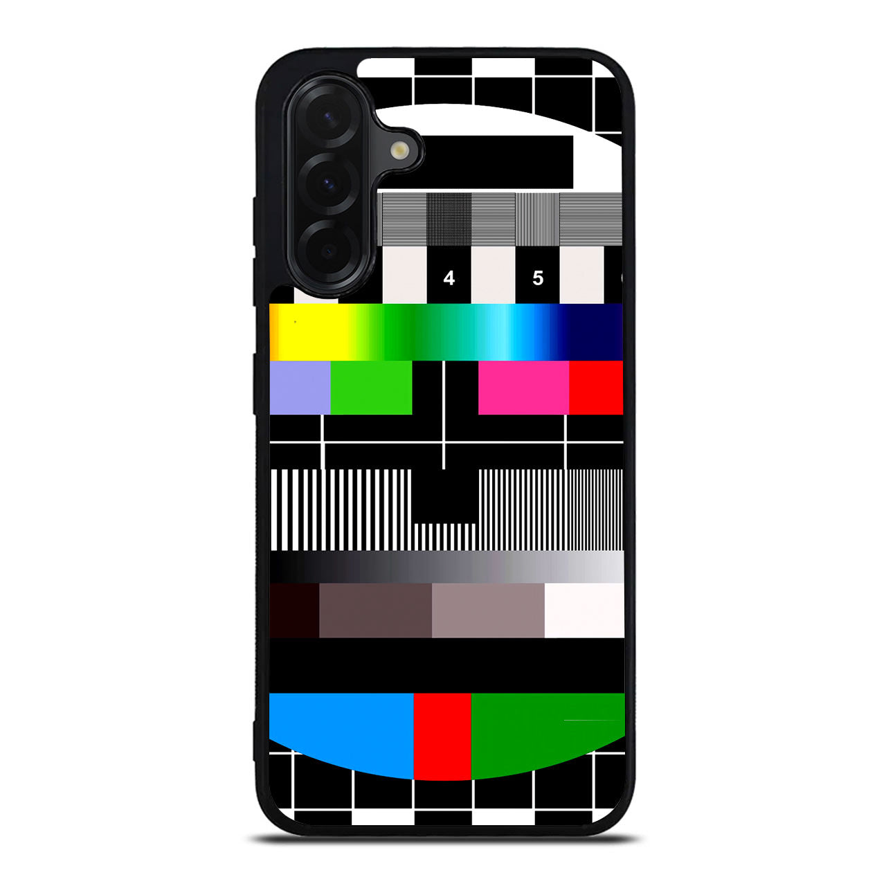 Scheme Pause TV Colorful Mesh Samsung Galaxy A26 5G / A36 5G / A56 5G Case
