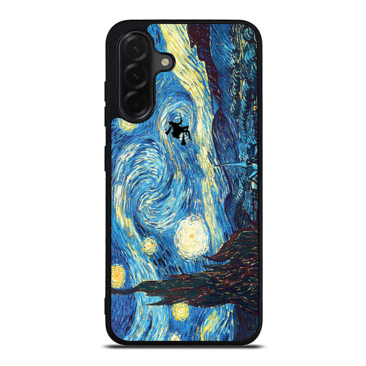 Witch on The Starry Night Sky Samsung Galaxy A26 5G / A36 5G / A56 5G Case