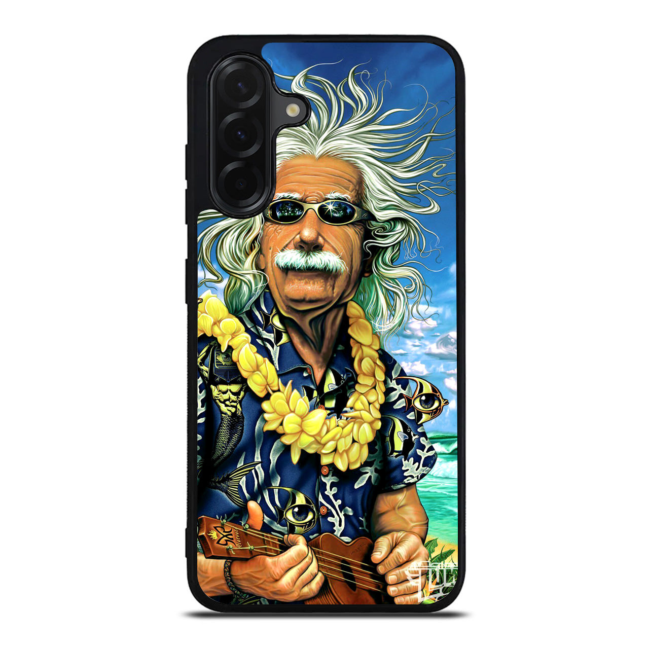 Albert Enstein On Vacation Samsung Galaxy A26 5G / A36 5G / A56 5G Case