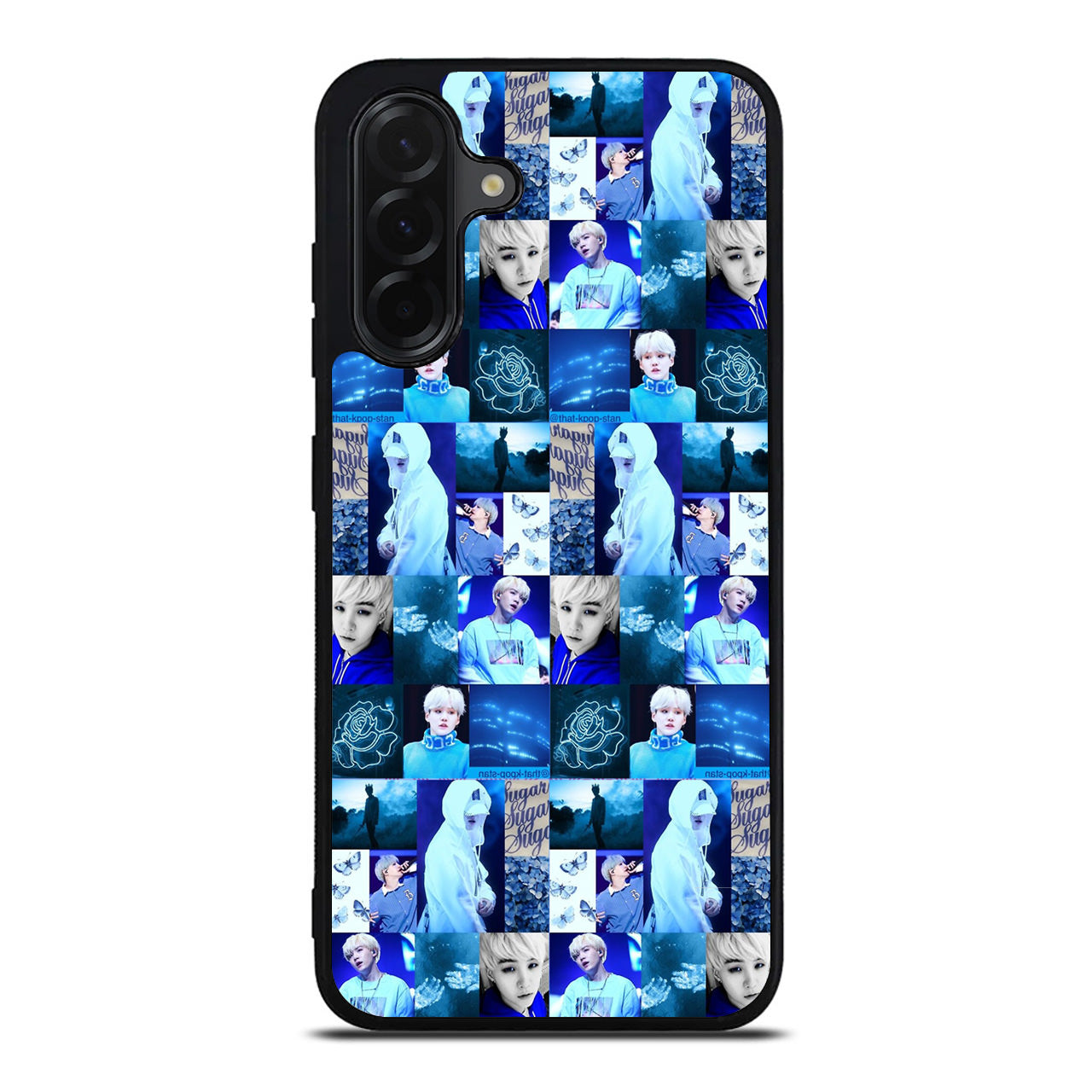 BTS Suga Blue Aesthetic Collage Samsung Galaxy A26 5G / A36 5G / A56 5G Case