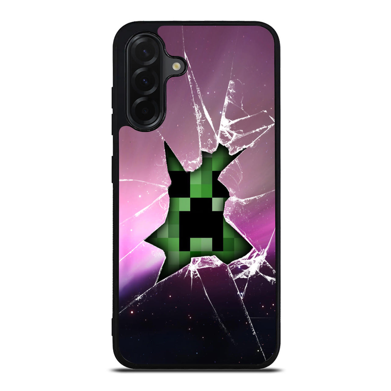 Creeper Glass Broken Violet Samsung Galaxy A26 5G / A36 5G / A56 5G Case