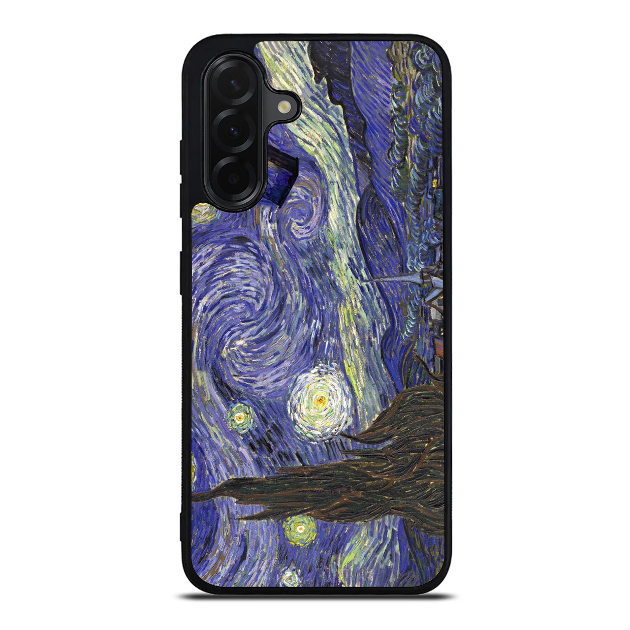 Dr Who Tardis In Van Gogh Starry Night Samsung Galaxy A26 5G / A36 5G / A56 5G Case