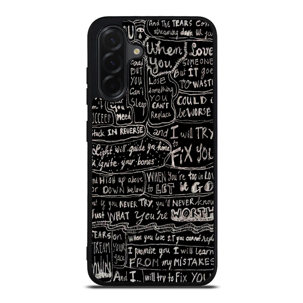 Fix You Lyrics Samsung Galaxy A26 5G / A36 5G / A56 5G Case