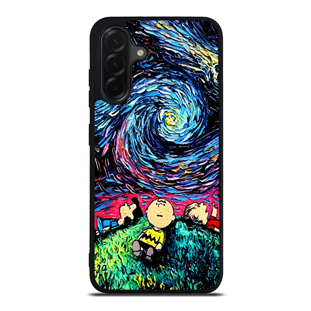 Peanuts At Starry Night Samsung Galaxy A26 5G / A36 5G / A56 5G Case