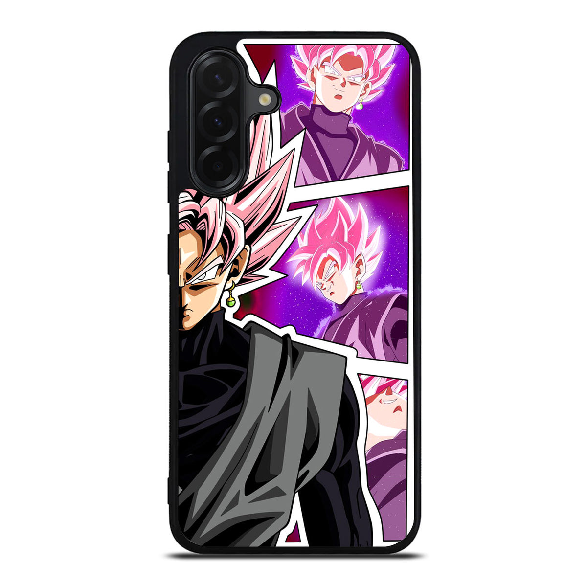Super Goku Black Rose Collage Samsung Galaxy A26 5G / A36 5G / A56 5G Case