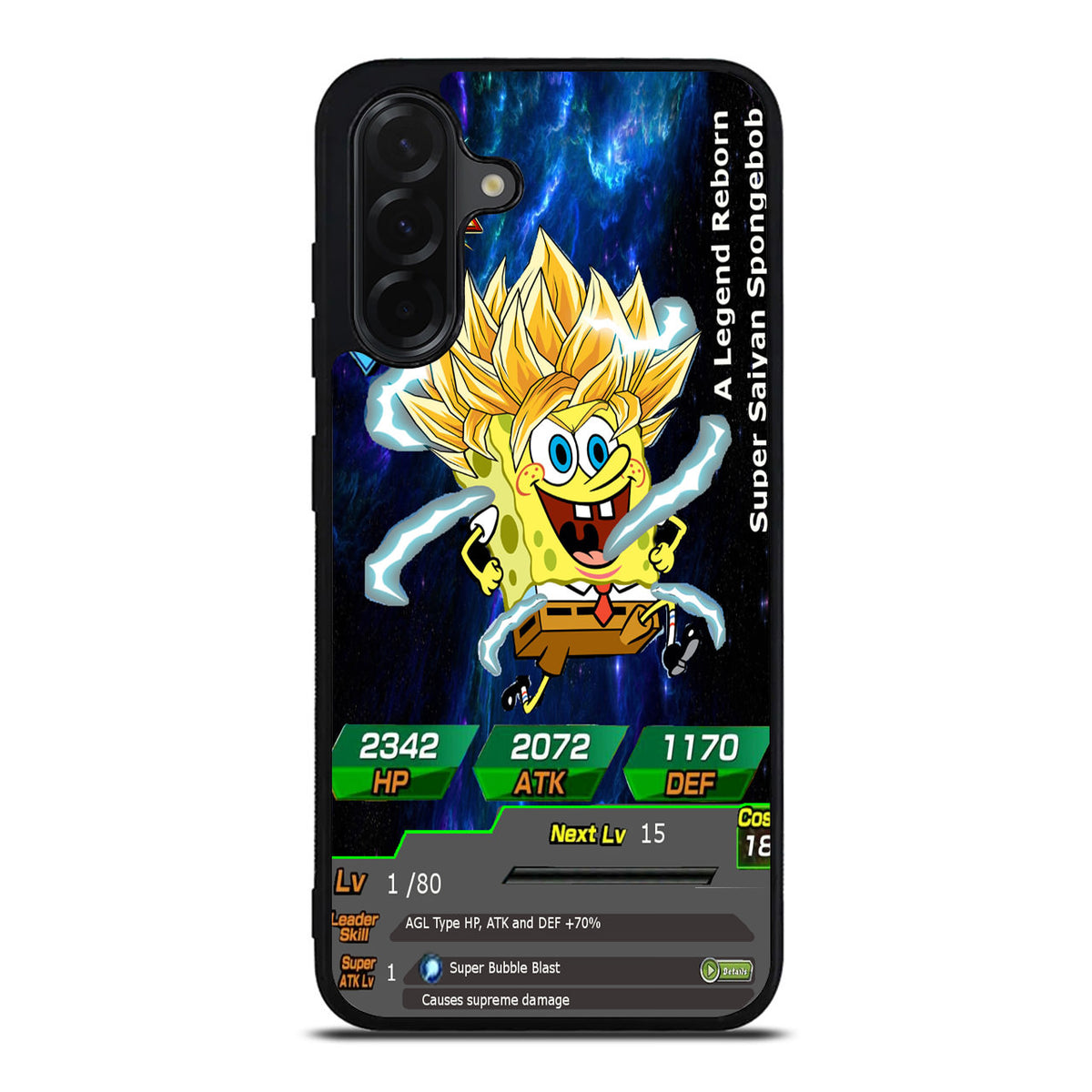 Super Saiyan Spongebob Card Samsung Galaxy A26 5G / A36 5G / A56 5G Case