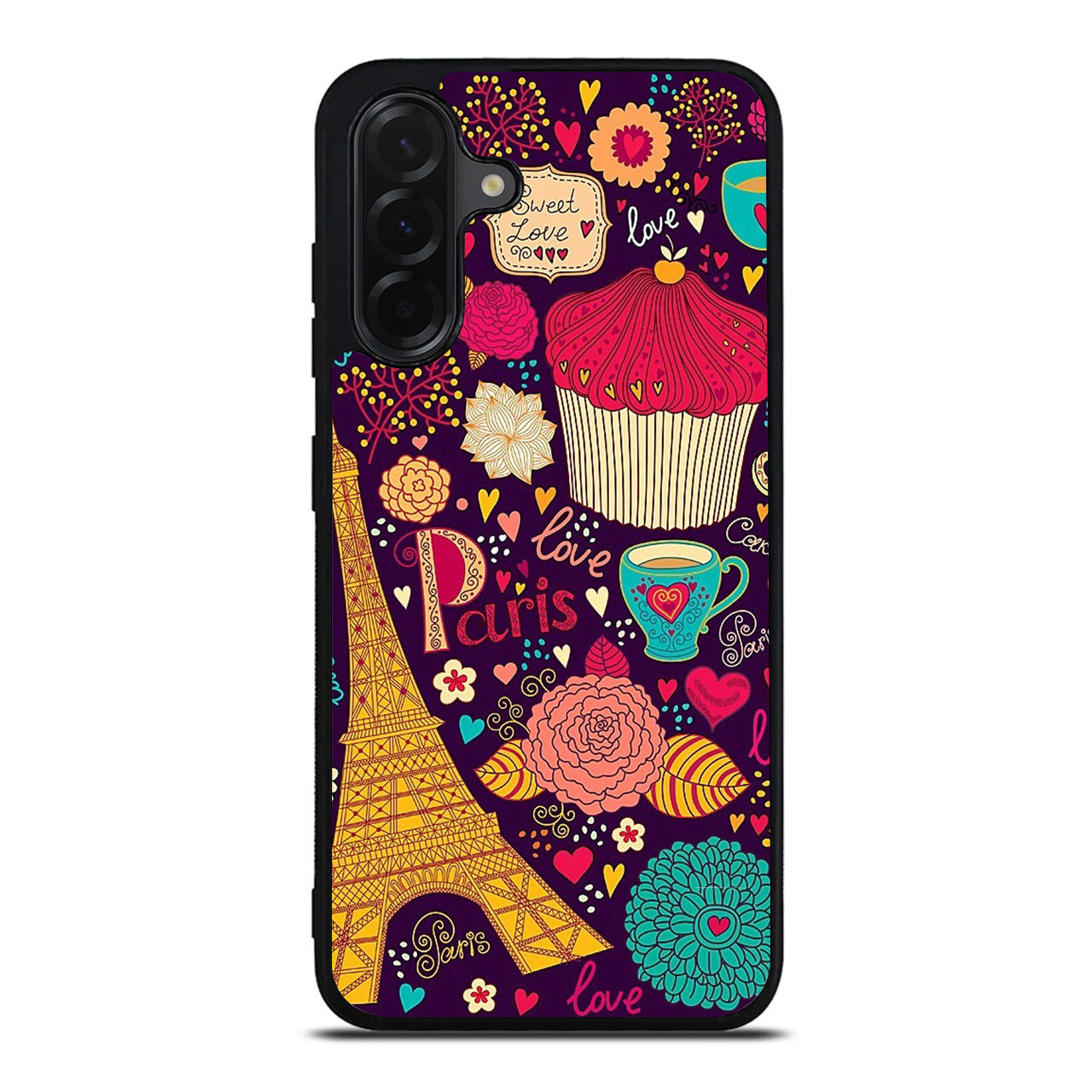 Vintage Love In Paris Samsung Galaxy A26 5G / A36 5G / A56 5G Case