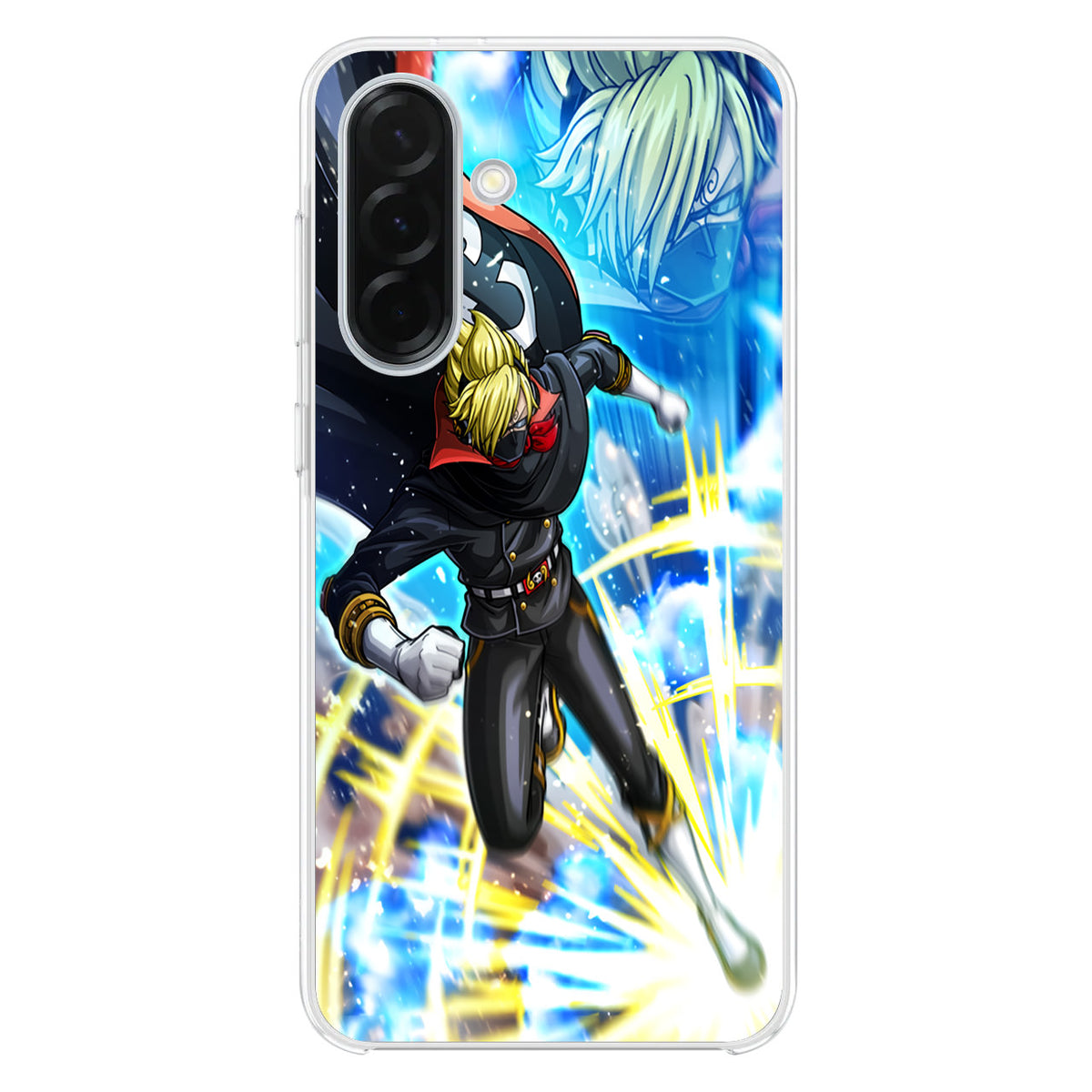 Sanji In Stealth Black Suit Samsung Galaxy A26 5G / A36 5G / A56 5G Case