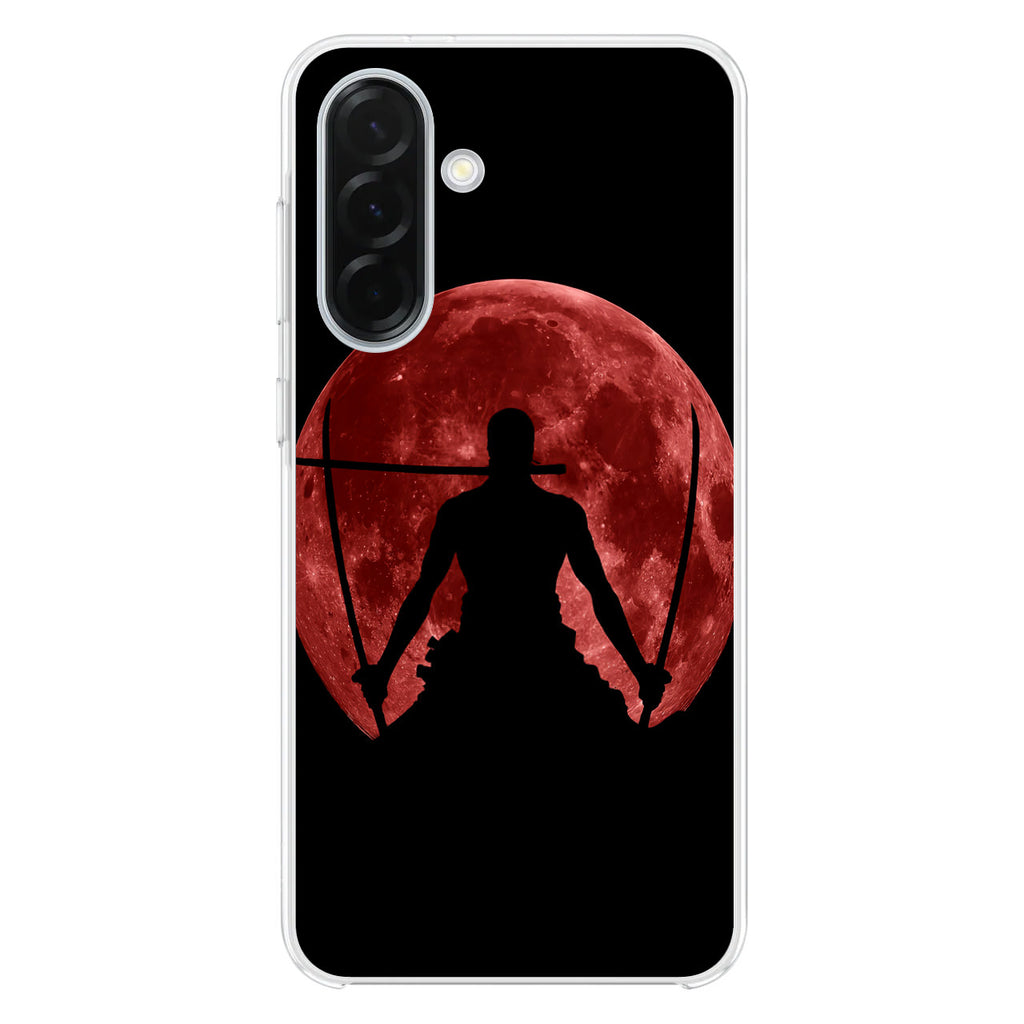 Silhouette Of Zoro In Santoryu Mode Samsung Galaxy A26 5G / A36 5G / A56 5G Case
