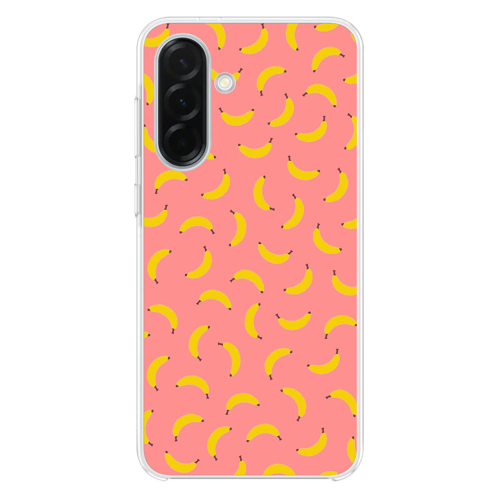Bananas Fruit Pattern Pink Samsung Galaxy A26 5G / A36 5G / A56 5G Case