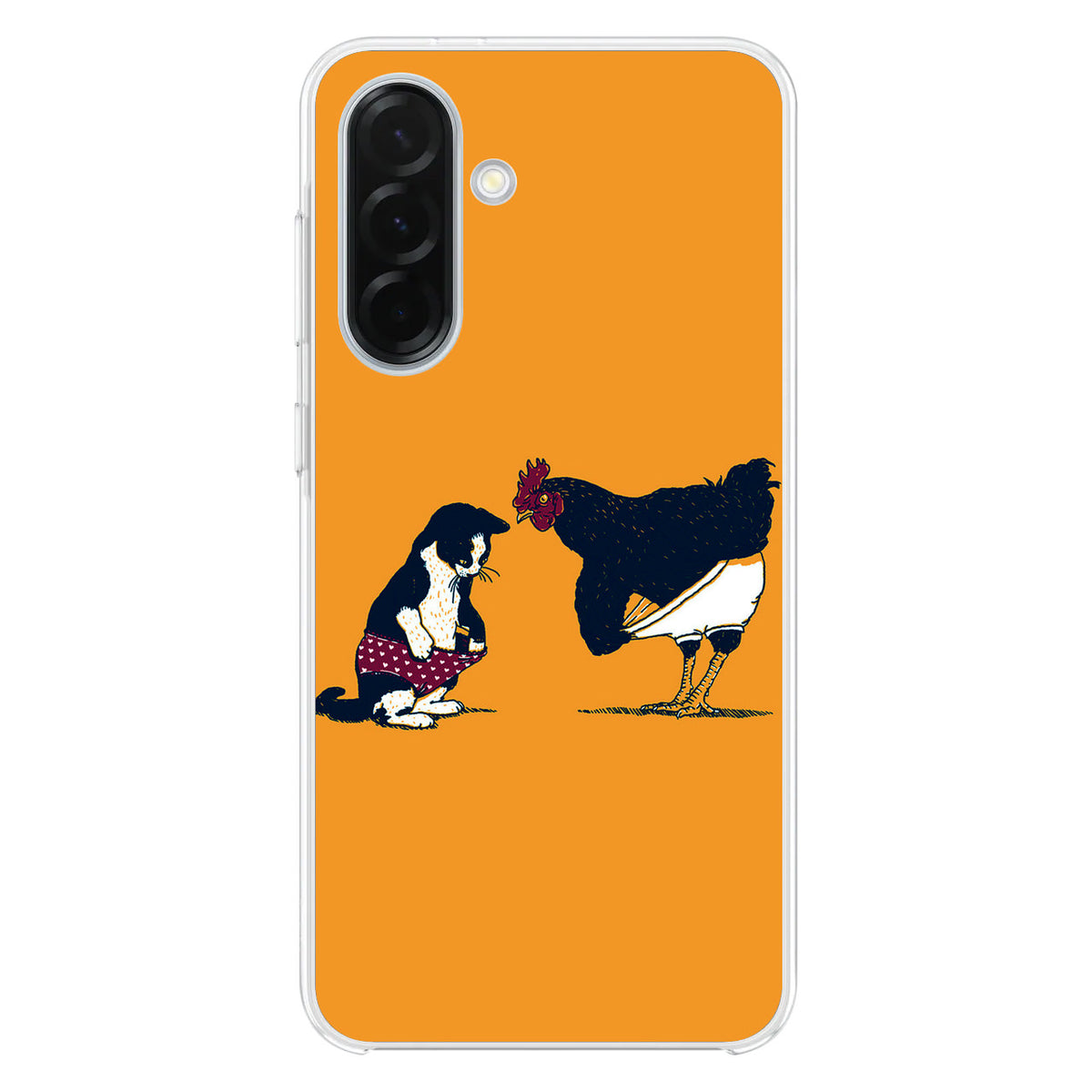Cat Chicken Yellow Underwear Cute Samsung Galaxy A26 5G / A36 5G / A56 5G Case
