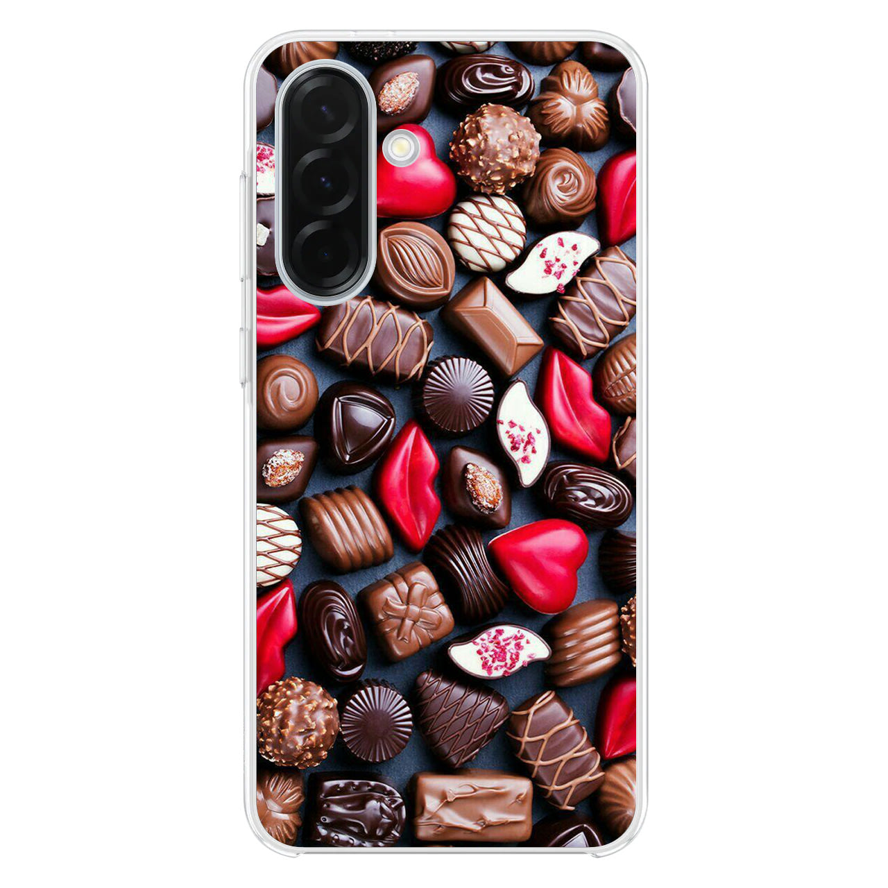I Love Choco Pattern Samsung Galaxy A26 5G / A36 5G / A56 5G Case