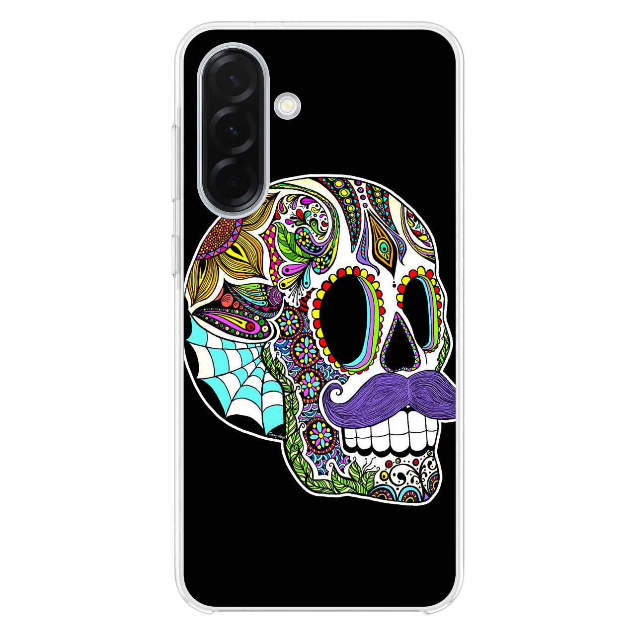 Mustache Sugar Skull Samsung Galaxy A26 5G / A36 5G / A56 5G Case