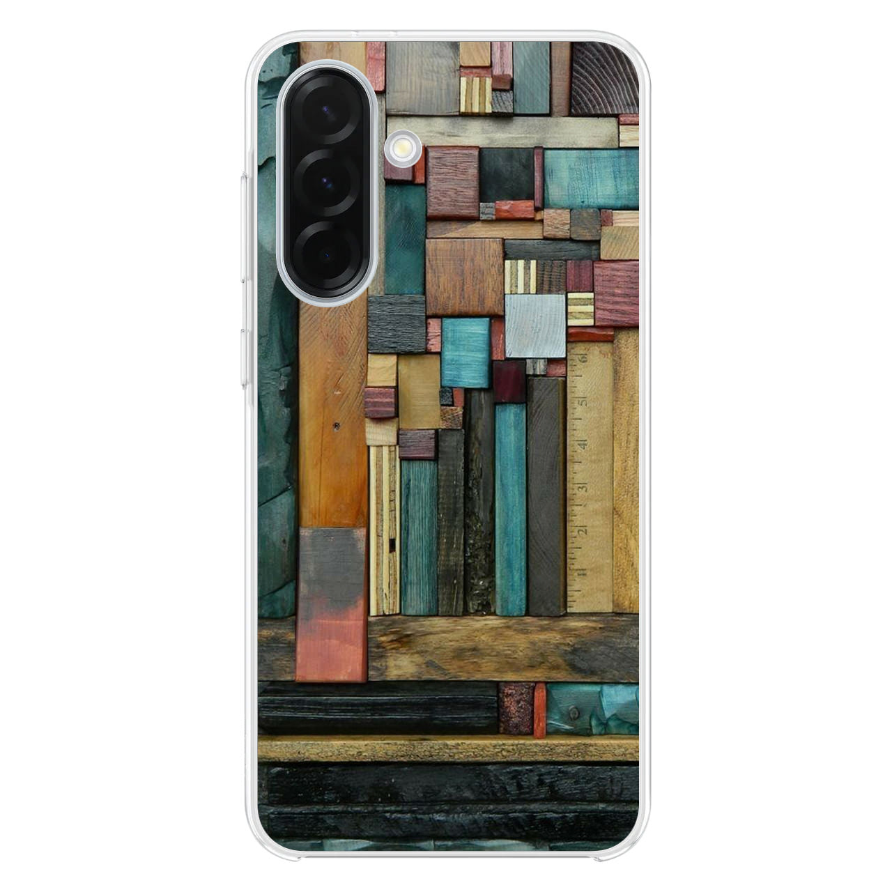 Painted Abstract Wood Sculptures Samsung Galaxy A26 5G / A36 5G / A56 5G Case