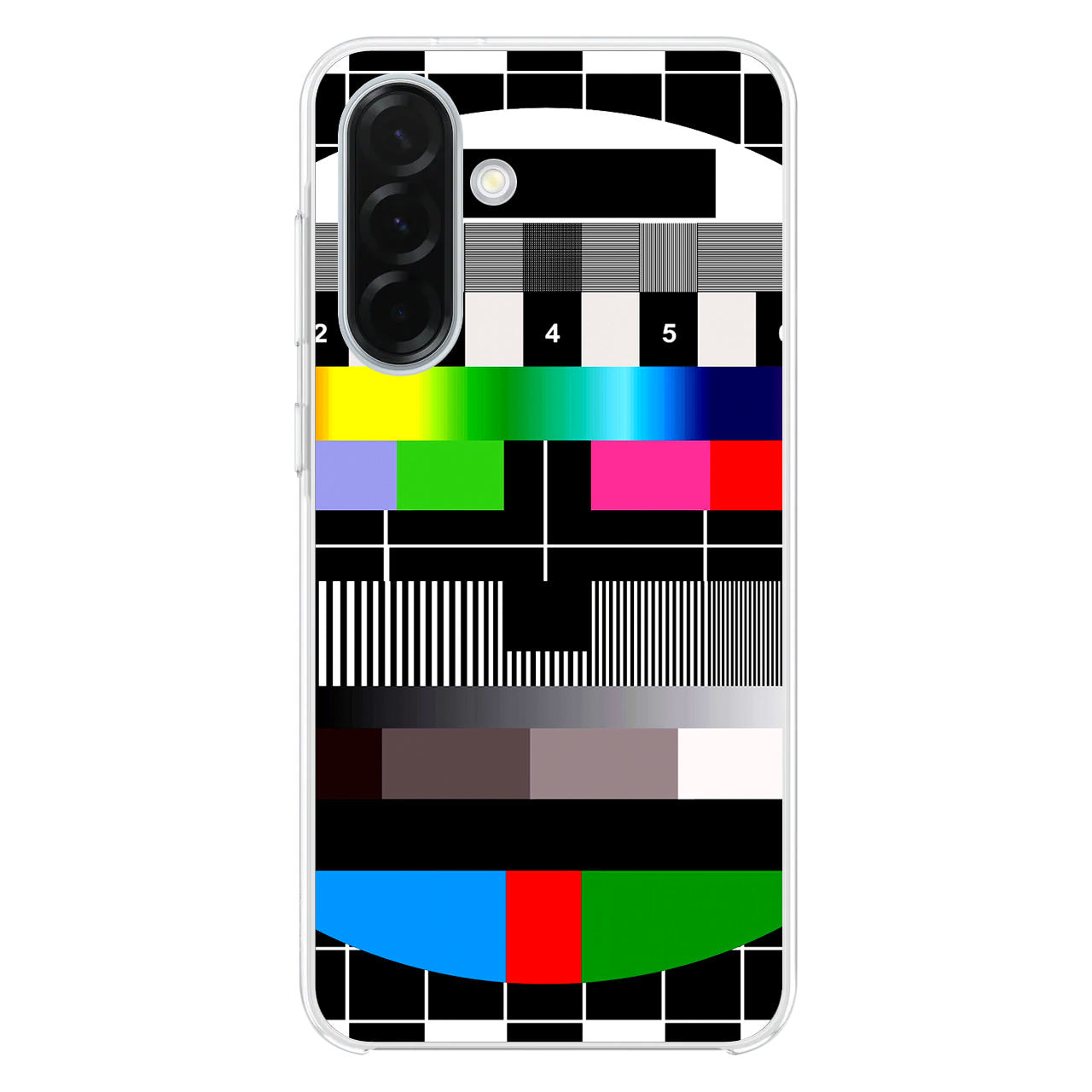 Scheme Pause TV Colorful Mesh Samsung Galaxy A26 5G / A36 5G / A56 5G Case