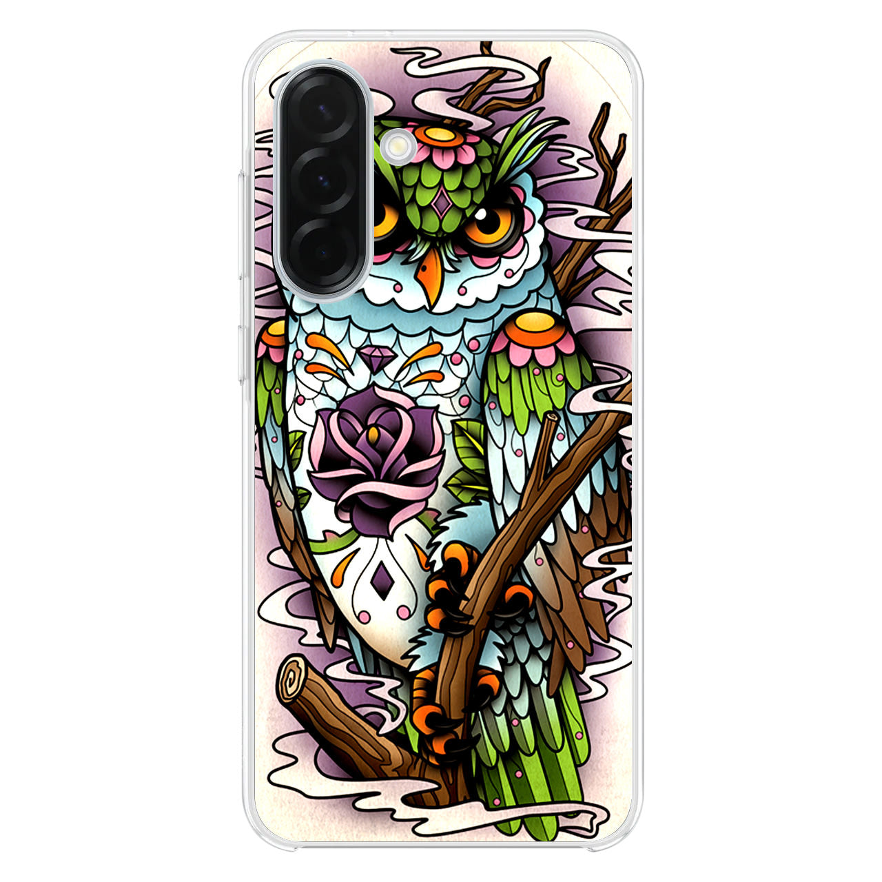 Sugar Skull Owl Tattoo Samsung Galaxy A26 5G / A36 5G / A56 5G Case