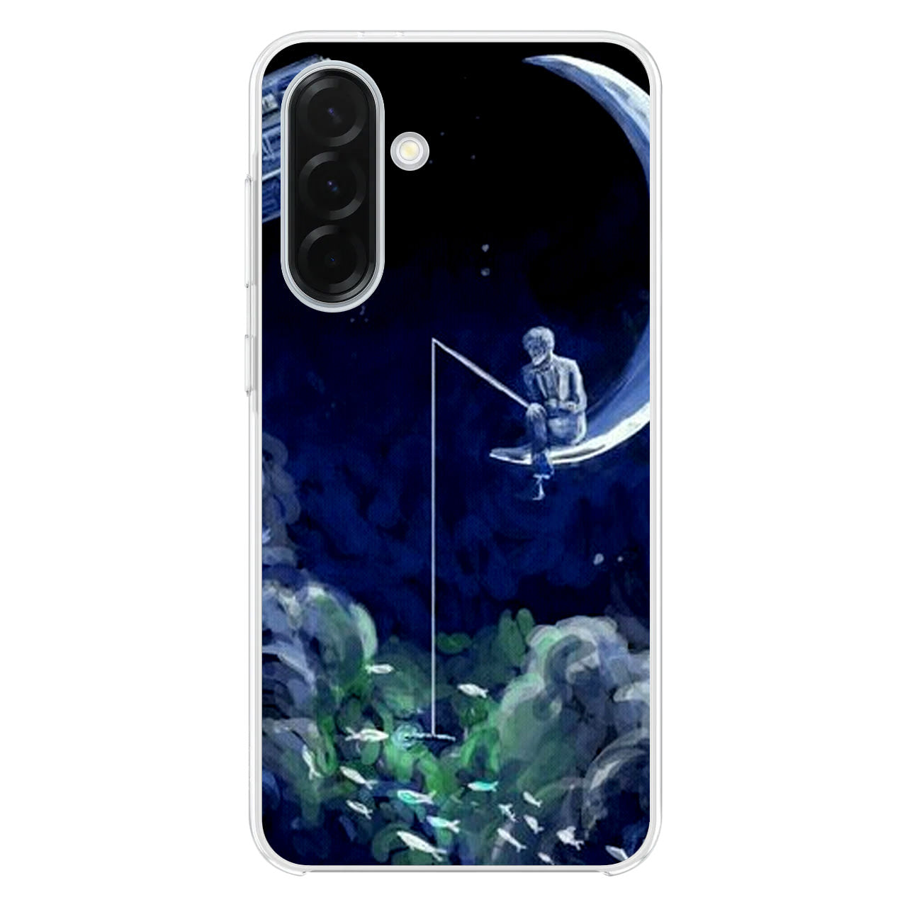 Tardis Walking To The Moon Samsung Galaxy A26 5G / A36 5G / A56 5G Case