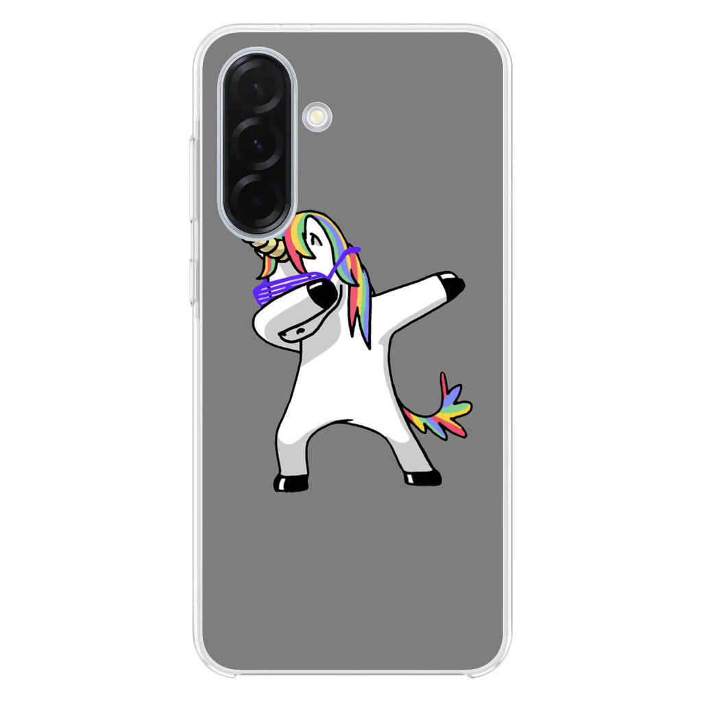 Unicorn Dabbing Grey Samsung Galaxy A26 5G / A36 5G / A56 5G Case