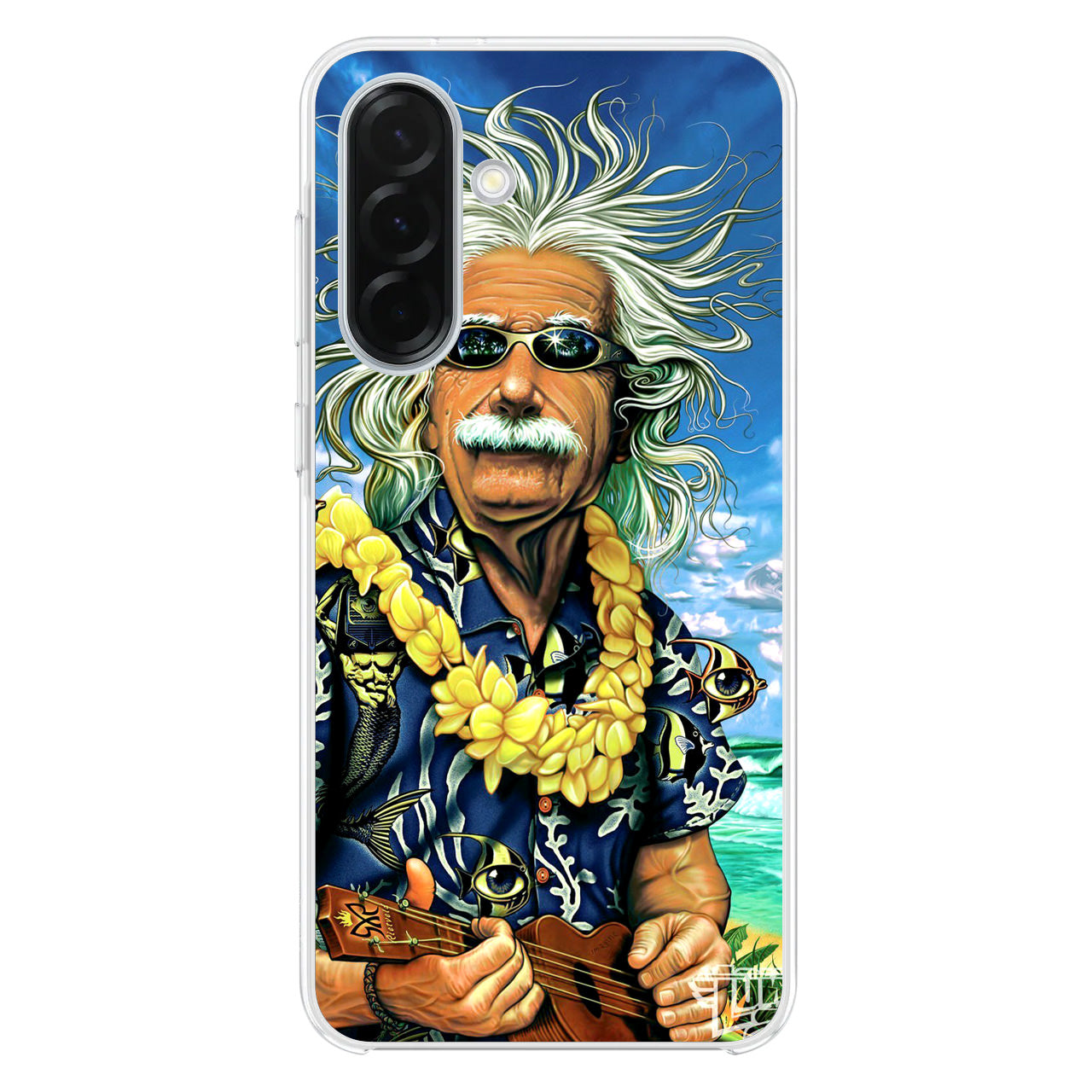 Albert Enstein On Vacation Samsung Galaxy A26 5G / A36 5G / A56 5G Case