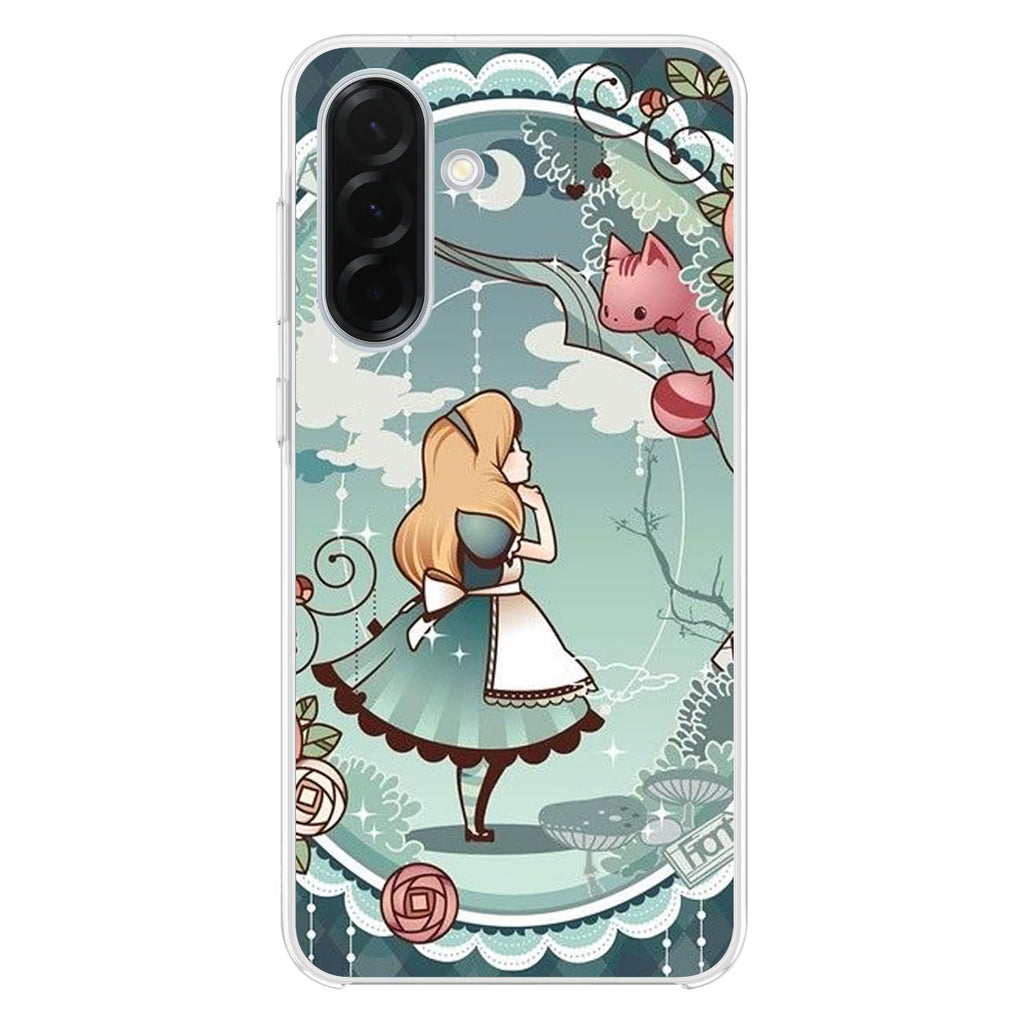 Alice And Cheshire Cat Poster Samsung Galaxy A26 5G / A36 5G / A56 5G Case