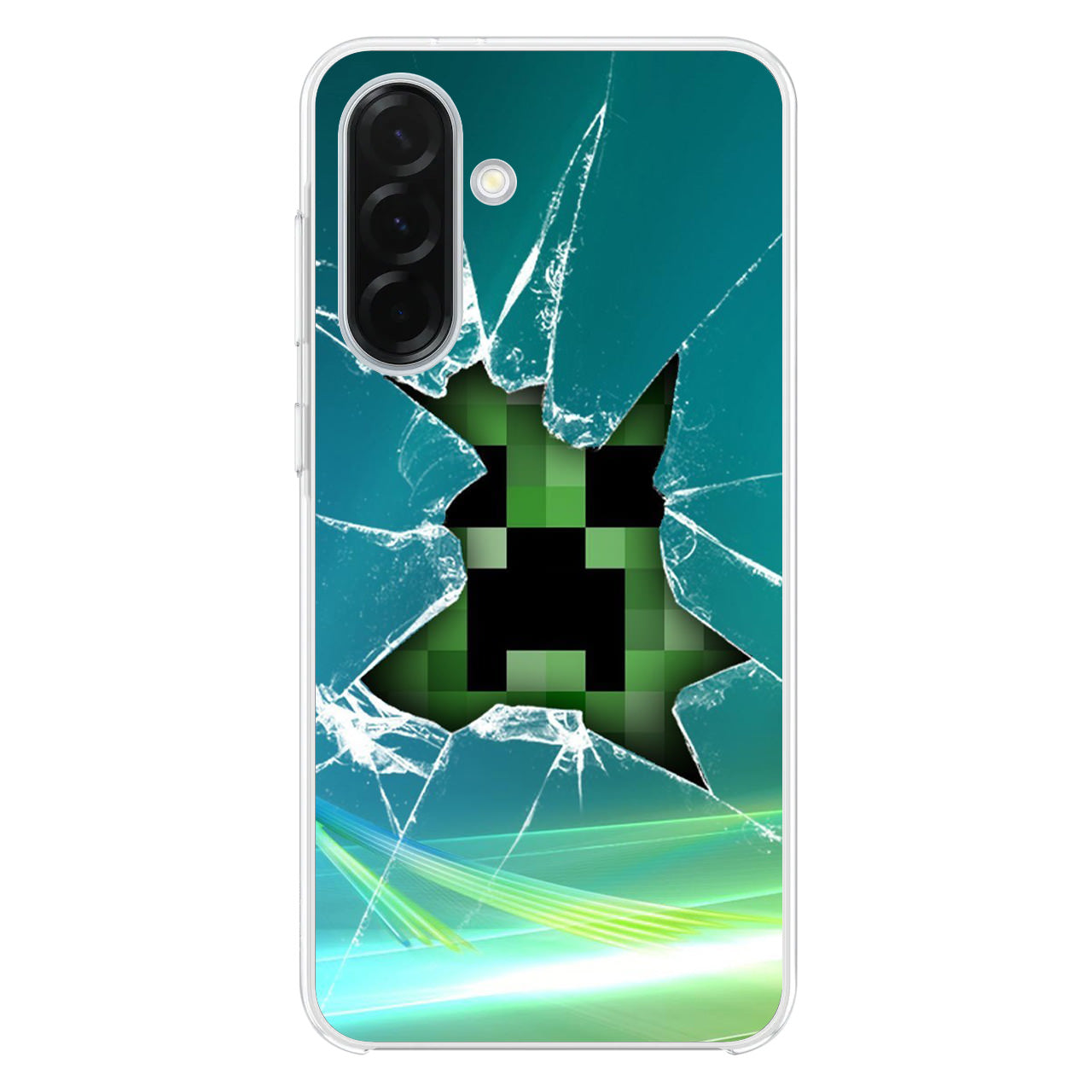 Creeper Glass Broken Green Samsung Galaxy A26 5G / A36 5G / A56 5G Case