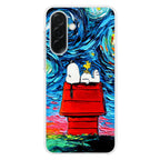 Dog Lying Under Starry Night Van Gogh Samsung Galaxy A26 5G / A36 5G / A56 5G Case