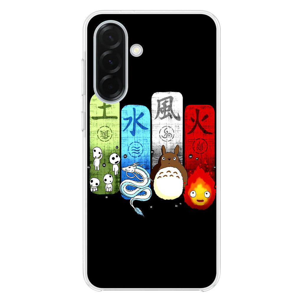 Ghibli Elemental Charms Samsung Galaxy A26 5G / A36 5G / A56 5G Case