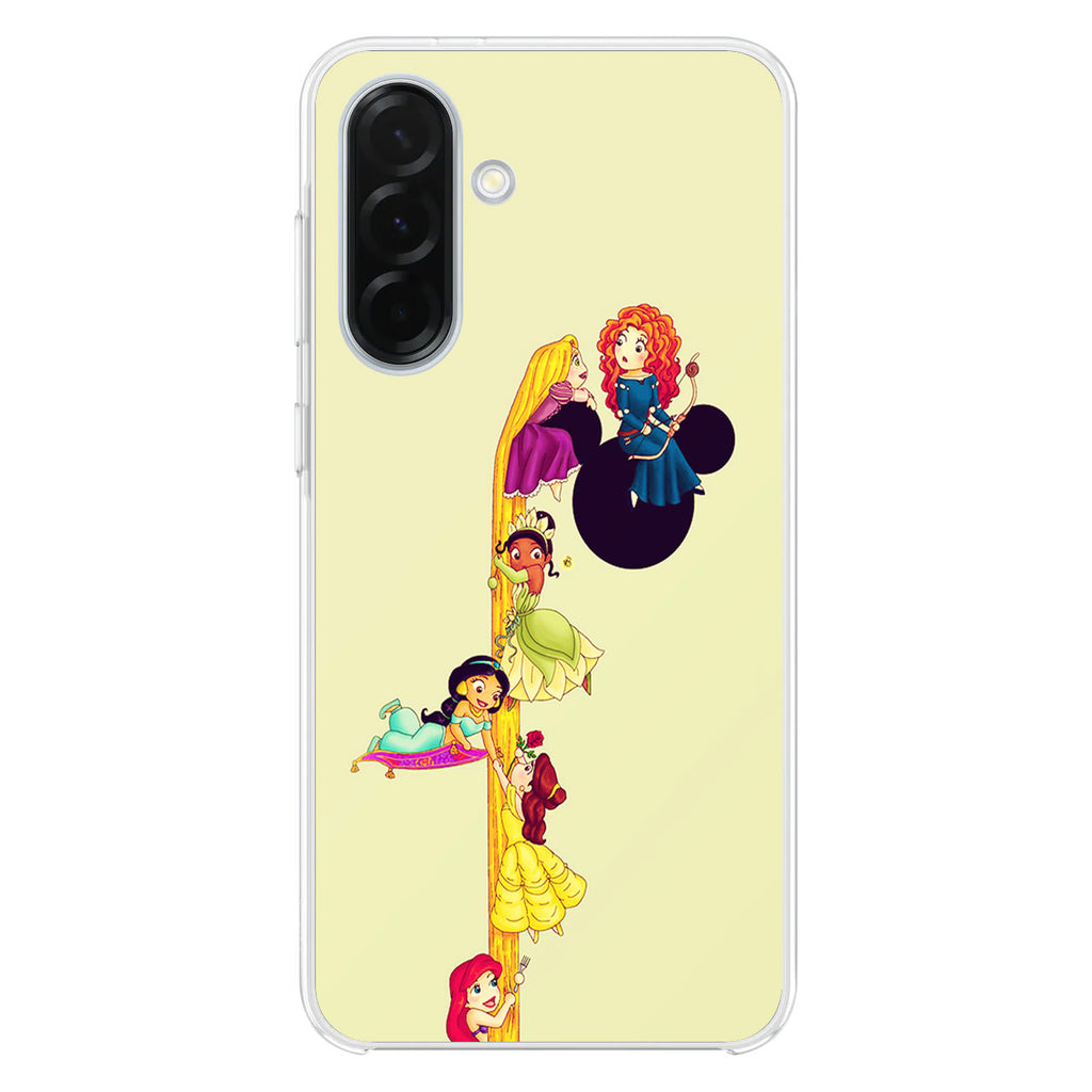 Princesses Climbing Rapunzel's Hair Samsung Galaxy A26 5G / A36 5G / A56 5G Case