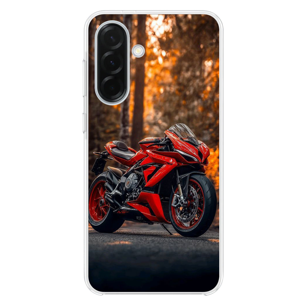 Crimson Velocity in Autumn Flame Samsung Galaxy A26 5G / A36 5G / A56 5G Case