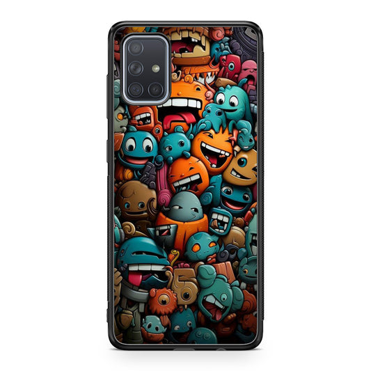 Chaos Chuckles Invasion Galaxy A51 / A71 Case