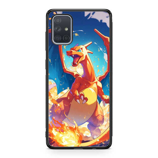 Charizard Crimson Storm Galaxy A51 / A71 Case