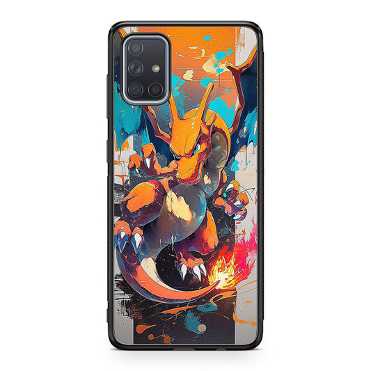 Charizard Inferno on Canvas Galaxy A51 / A71 Case