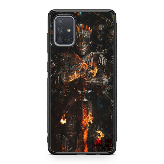 Ember King Warden Cursed Flame Galaxy A51 / A71 Case