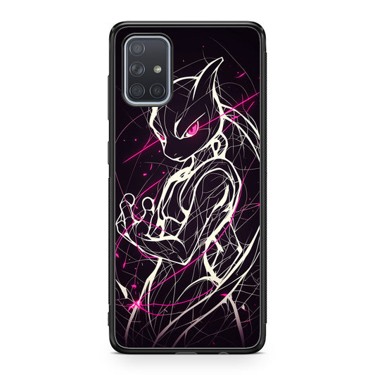 Mewtwo Cosmic Energy Galaxy A51 / A71 Case