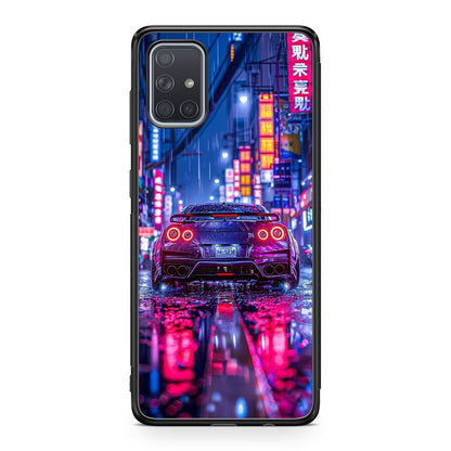 Neon Midnight Drift Tokyo Rain Galaxy A51 / A71 Case