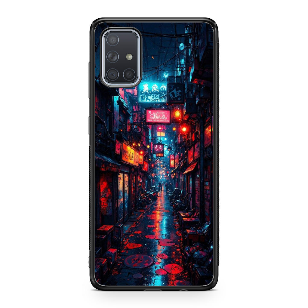 Neon Veins Of The Cyber City Galaxy A51 / A71 Case