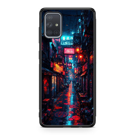 Neon Veins Of The Cyber City Galaxy A51 / A71 Case