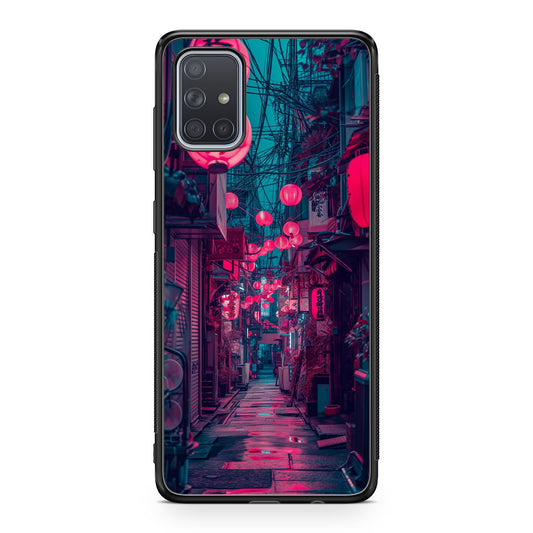 Neon Veins of the Night Market Galaxy A51 / A71 Case
