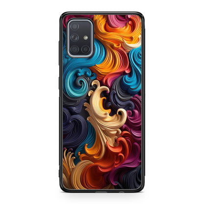 The Dance of Abstract Waves Galaxy A51 / A71 Case
