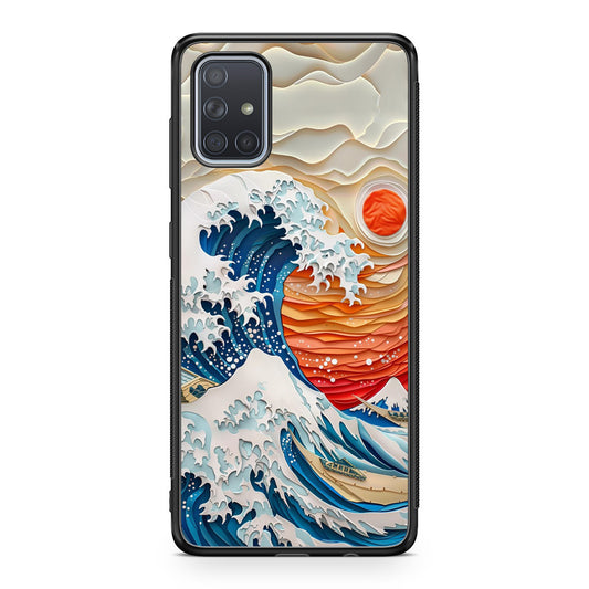 The Great Wave Off Paper Art Galaxy A51 / A71 Case