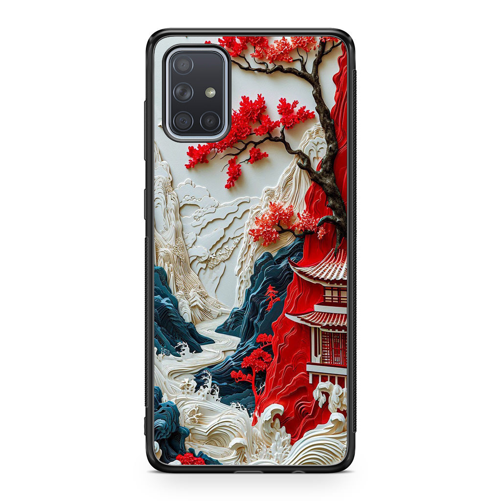 Whispers of the Crimson Zen Galaxy A51 / A71 Case