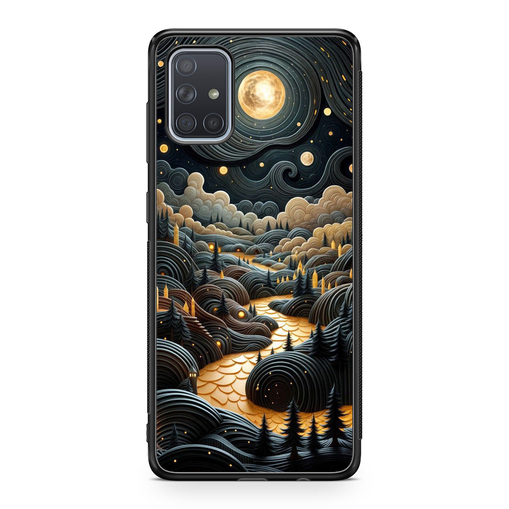 Whispers of the Lunar Valley Galaxy A51 / A71 Case