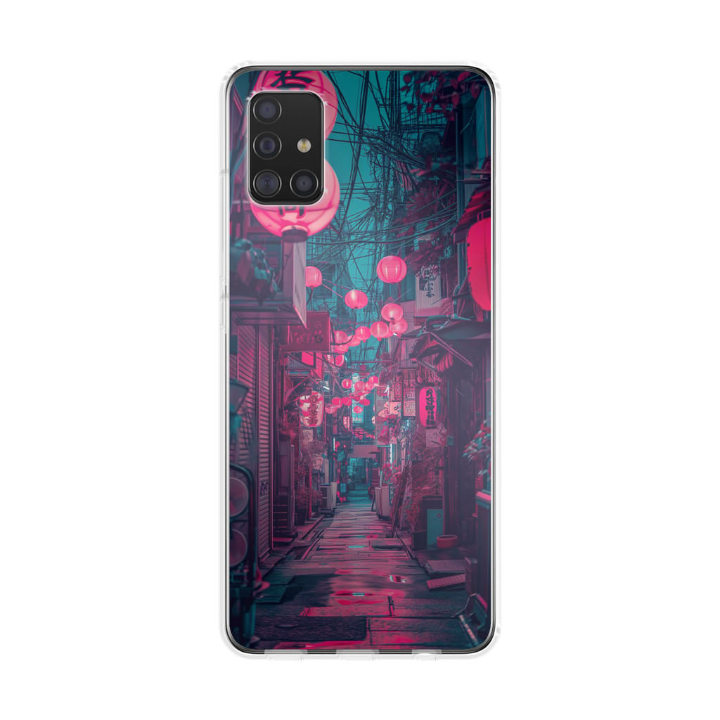 Neon Veins of the Night Market Galaxy A51 / A71 Case