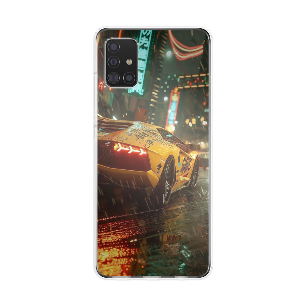 Night Drift Thunder Neon Streets Galaxy A51 / A71 Case