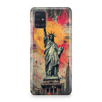 Canvas Art Statue of Liberty Galaxy A51 / A71 Case