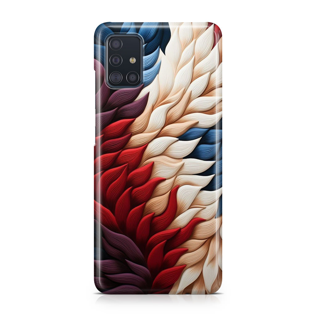 Colorful Feathers Art Galaxy A51 / A71 Case
