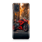 Crimson Velocity in Autumn Flame Galaxy A51 / A71 Case