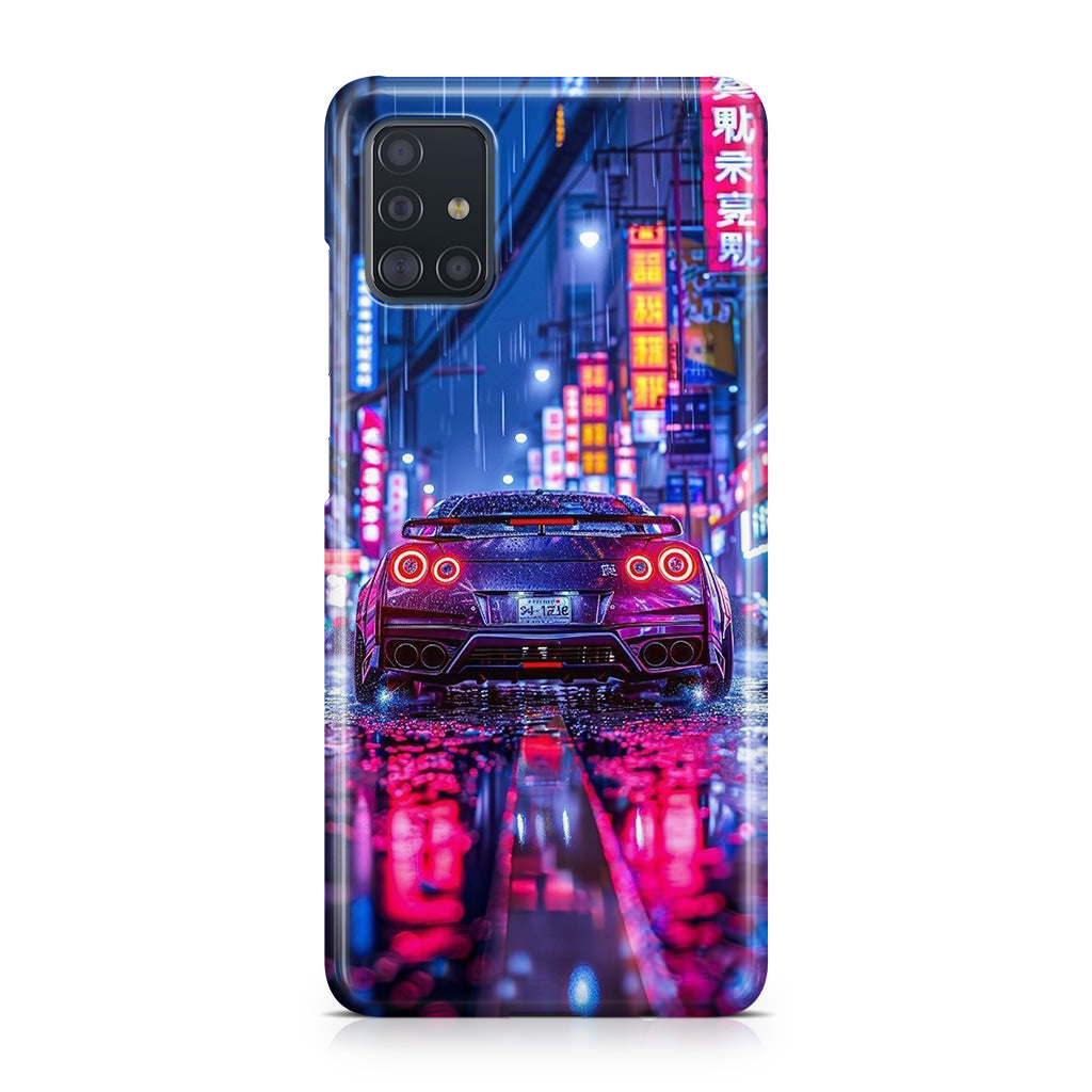 Neon Midnight Drift Tokyo Rain Galaxy A51 / A71 Case