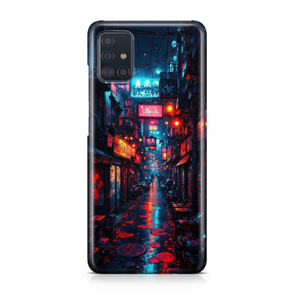 Neon Veins Of The Cyber City Galaxy A51 / A71 Case