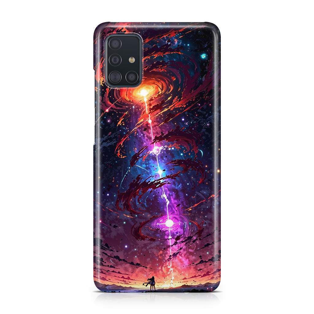 Stargazer at the Axis of Creation Galaxy A51 / A71 Case
